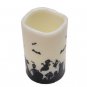 Halloween Spooky Ghost Graveyard Scene LED Flicker Candle