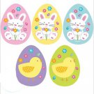 Easter Bunny Eggs Cutout Set (10ct)
