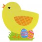 Easter Chick With Eggs Cutouts 13" (6 ct)