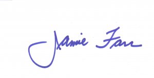JAMIE FARR SIGNED INDEX CARD