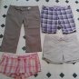 lot of 4 womens jrs shorts & capris size 7 / 9 / 11 Decree Angels Wet Seal Union