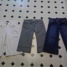 lot of 3 womens jrs capris capri size 3 & 5 Refuge / Be Bop / American Eagle