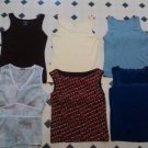 lot of 6 womens tank tops size medium Talbots / NY & Company / Columbia / SJB