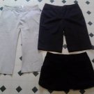 lot of 3 womens capris & shorts size 12 Ruff Hewn / Studio 1940 / Old Navy