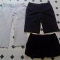 lot of 3 womens capris & shorts size 12 Ruff Hewn / Studio 1940 / Old Navy