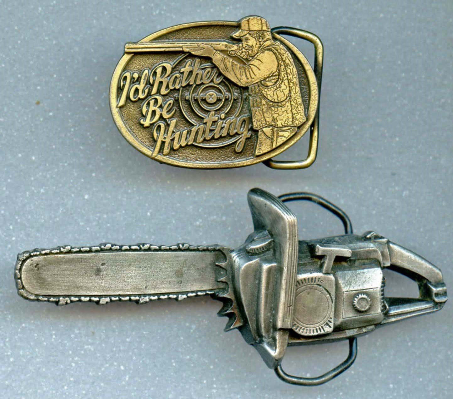 Men's buckles pewter and brass