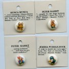 Beatrix Potter small plastic JHB  buttons