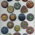 card of 20 LARGE bakelite buttons