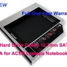2nd Hard Drive Caddy 12.7mm SATA to SATA for ACER Laptops Notebooks