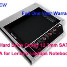 2nd Hard Drive Caddy 12.7mm SATA to SATA for Lenovo Laptops Notebooks