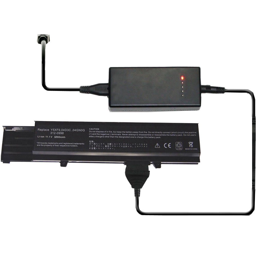 External Laptop Battery Charger for Dell Inspiron 15R-N5537 17 17-3721 ...