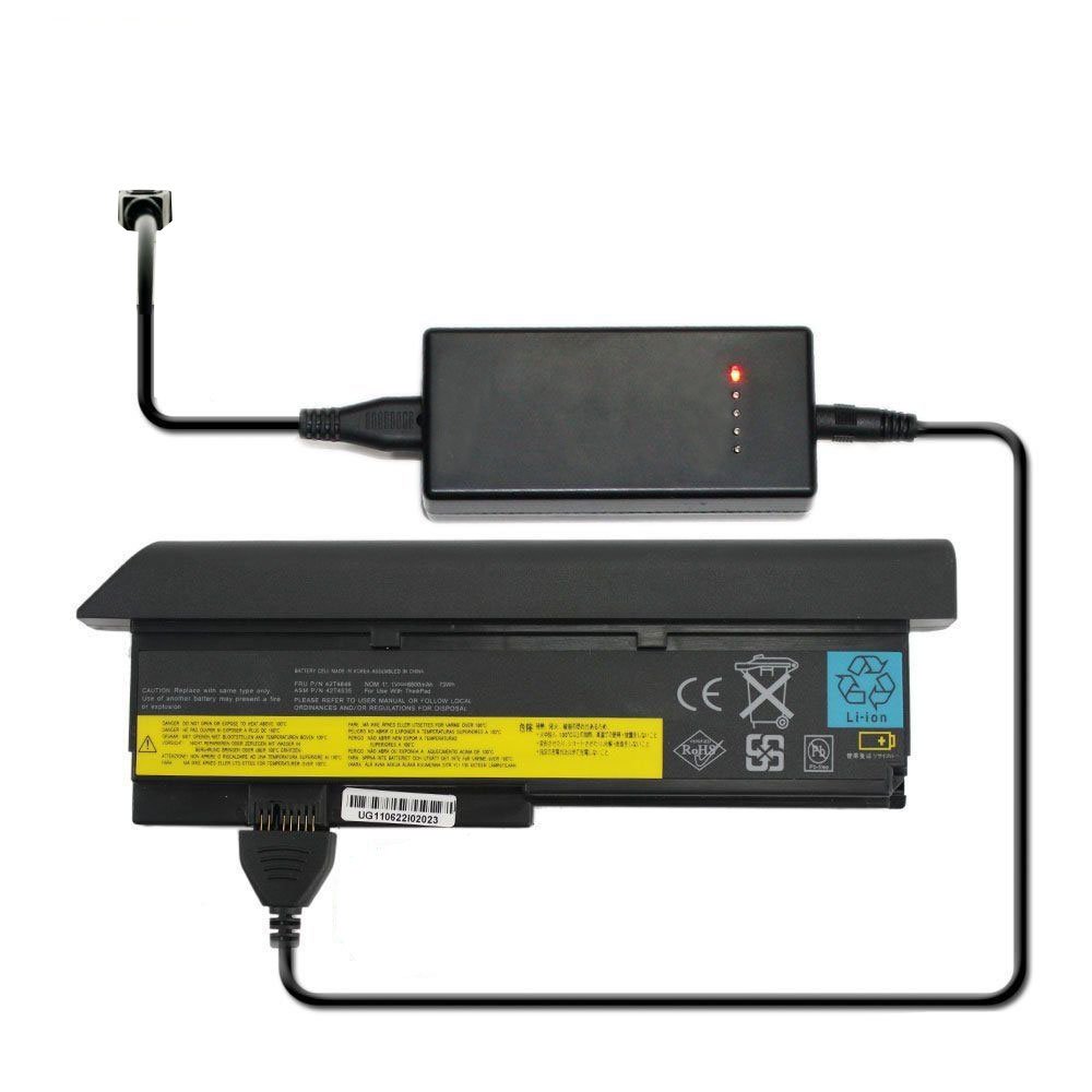 External Laptop Battery Charger for Lenovo ThinkPad X200 Tablet 7448
