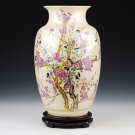 Golden Birds Annunciation Plum Vase