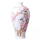 Hand-painted happy birds ceramic vase