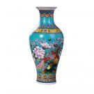Modern living room decorations green enamel pastel vase