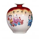 Jingdezhen kiln cracked glaze pomegranate shaped children ceramic vase