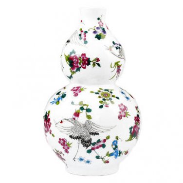 Enamel luminous gourd shape vase home decoration