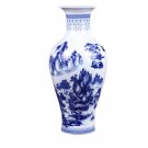Jingdezhen In-glaze Ceramic Vase with Landscape Pattern