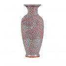 Red and grey Jun porcelain cracked glaze ice cracked vase decoration Red and grey Jun porcelain cracked glaze ice cracked vase decoration