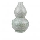 Gourd shape mint cracked glaze ceramic vase