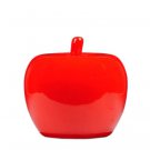 Red apple ceramic jar