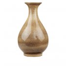 Classical home jar shaped amber ceramic vase