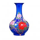 Decorative royal china crystal glazed ceramic ornamental vase