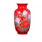 Chinese winter melon shape red crystal glazed ornaments and vases