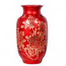 Winter melon golden flower crystal glazed red ornaments and vases