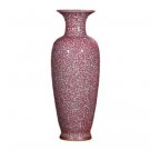 Jun porcelain cracked glaze large red ceramic vases