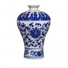 Small mermaid shape blue and white chinese ceramic vases