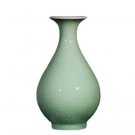 Antique big green cracked glaze ceramic jars and ornaments for bedroom