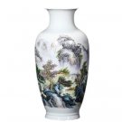 Living room large spring scenery ceramic floor flower vase