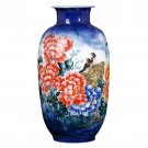 Designer large hand painted blue and white porcelain vases multiple Designer large hand painted blue and white porcelain vases multiple