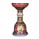 Qing dynasty Yong Zheng enamel lotus ceramics vase for living room