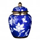Antique small blue and white china ceramic storage vase living room Antique small blue and white china ceramic storage vase living room