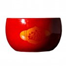 Small yellow or red enamel cornucopia ceramic pots multiple styles Small yellow or red enamel cornucopia ceramic pots multiple styles