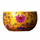 Big yellow or red enamel cornucopia ceramic pots multiple styles
