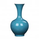 Blue bedroom ornamentd chinese porcelain flower vases