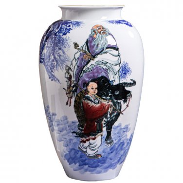 Jingdezhen designer hand painted chinese porcelain flower vase home