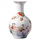 Designer hand-painted figure ceramic flower vases living room decor Designer hand-painted figure ceramic flower vases living room decor