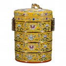 Antique enamel sealed multiple layers storage ceramic pots for home