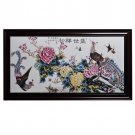 Prosperity and harmony birds and flowers ceramic wall hanging plates
