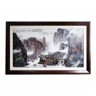 Ceramics ink-colored landscapes porcelain panel paintings murals home