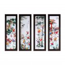 Boys and bamboo ceramic painting corridor background wall painting