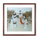 Jingdezhen hand-painted figures porcelain plate painting living room