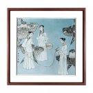 Jingdezhen hand painted figures ceramic plate painting decorative home