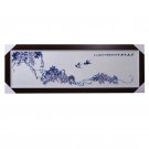 Hand-painted birds and flowers ceramic painting plate background wall