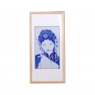 Hand-painted Peking Opera Huadan figure porcelain plate painting Hotel