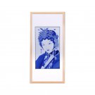 Jingdezhen peking opera huadan figure porcelain plate painting hotel